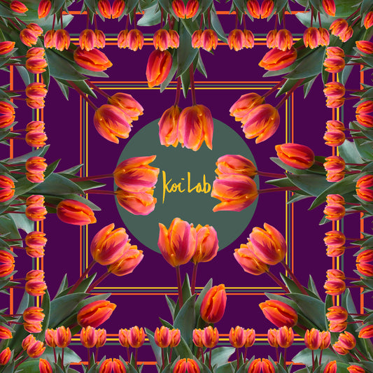 Pañuelo "Tulipanes"